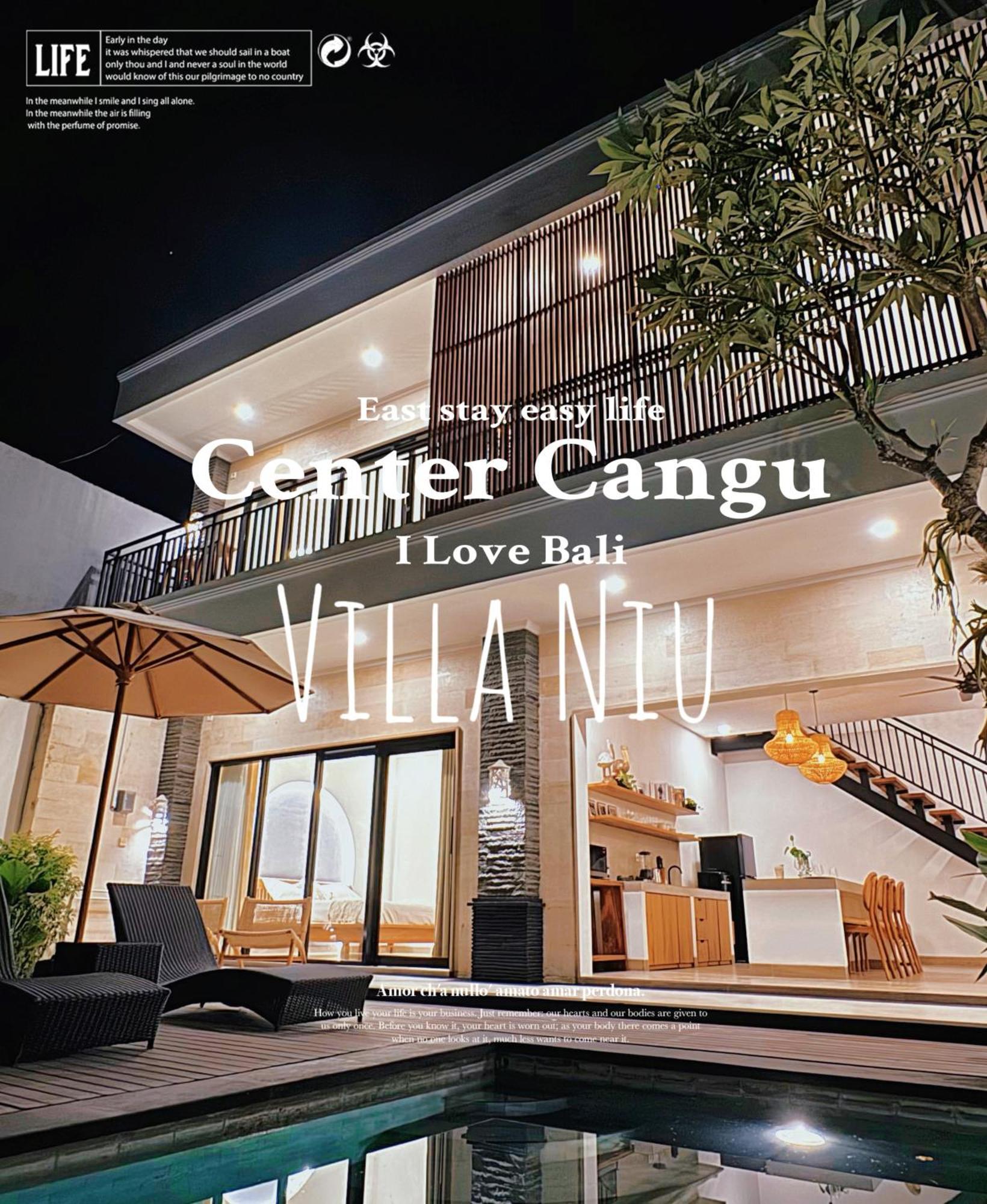 Villa Niu Center Canggu - Fattylion Ngoại thất bức ảnh