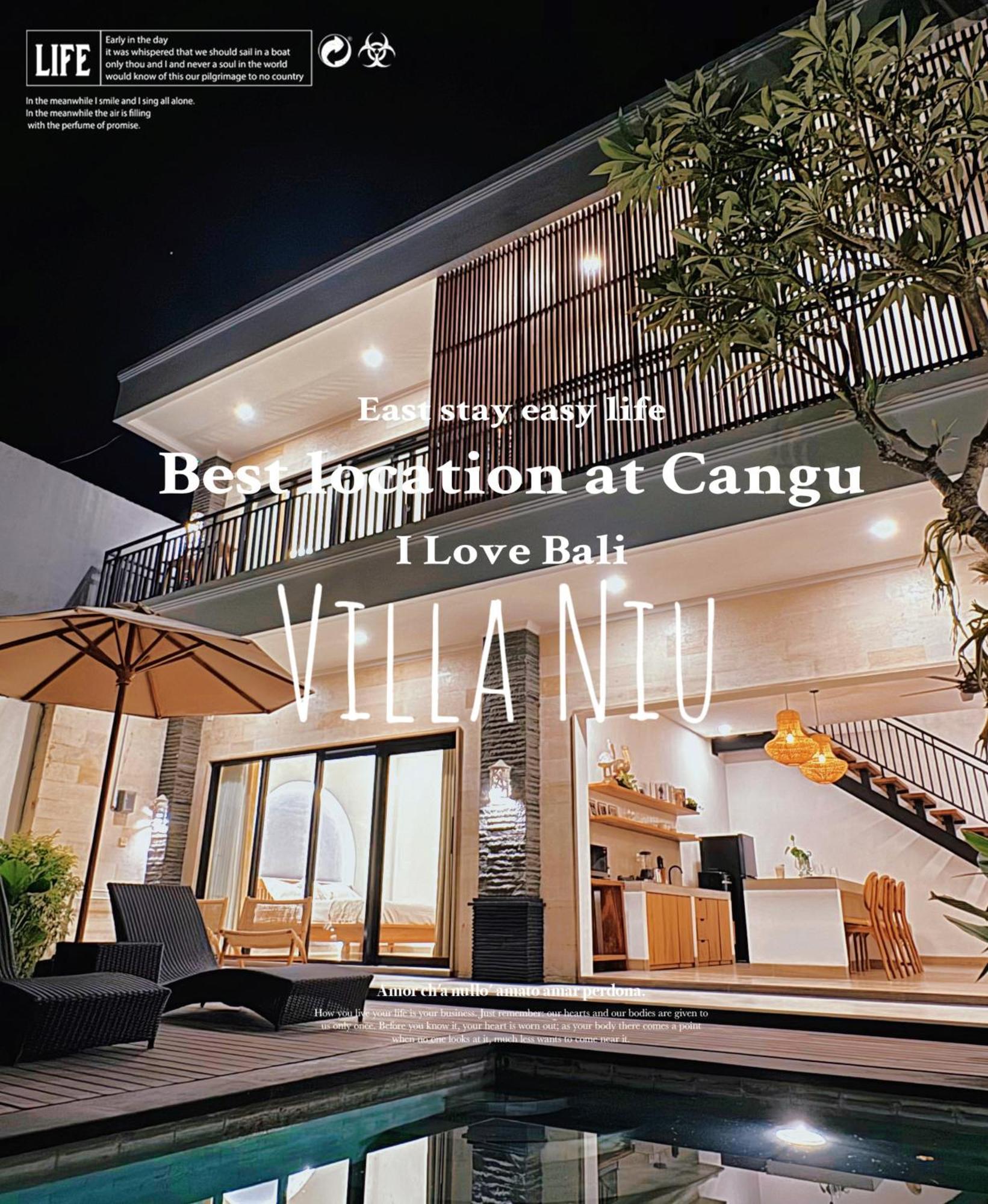 Villa Niu Center Canggu - Fattylion Ngoại thất bức ảnh